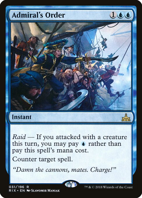 Admiral's Order (Rivals of Ixalan)