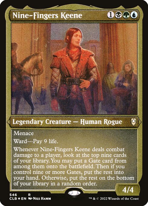 Nine-Fingers Keene (Commander Legends: Battle for Baldur's Gate)
