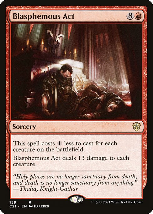 Blasphemous Act (Commander 2021)