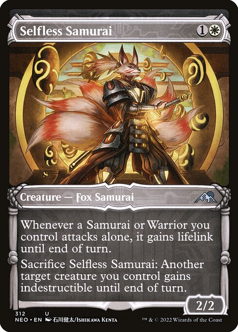 Selfless Samurai (Kamigawa: Neon Dynasty)