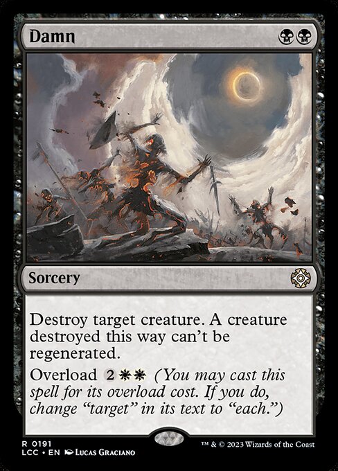 Damn (The Lost Caverns of Ixalan Commander)