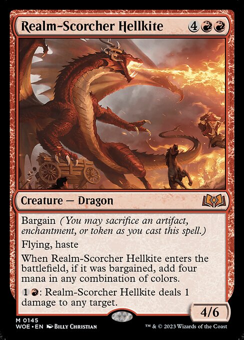 Realm-Scorcher Hellkite (Wilds of Eldraine)