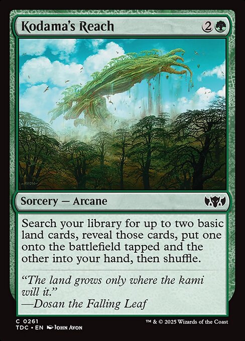 Kodama's Reach (Tarkir: Dragonstorm Commander)