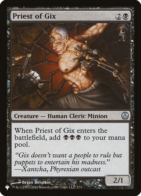 Priest of Gix (The List)