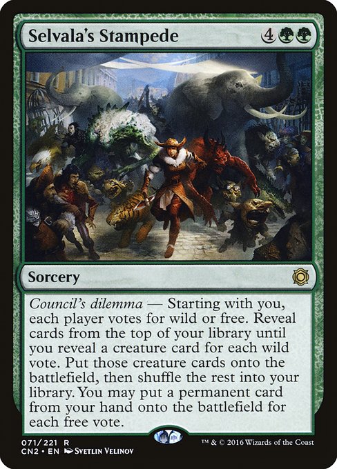 Selvala's Stampede (Conspiracy: Take the Crown)