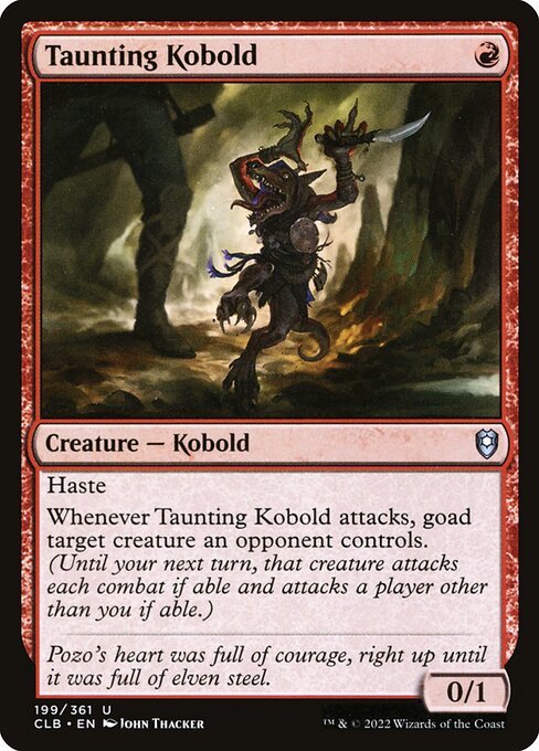Taunting Kobold (Commander Legends: Battle for Baldur's Gate)
