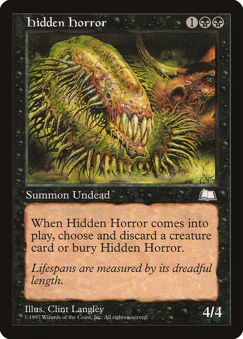 Hidden Horror (Weatherlight)