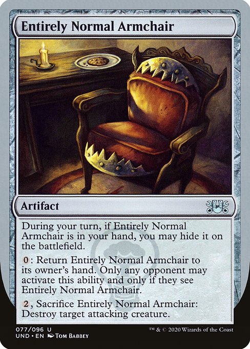 Entirely Normal Armchair (Unsanctioned)