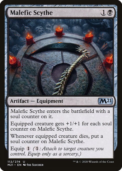 Malefic Scythe (Core Set 2021)
