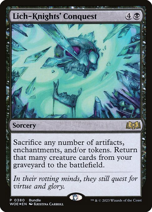 Lich-Knights' Conquest (Wilds of Eldraine)