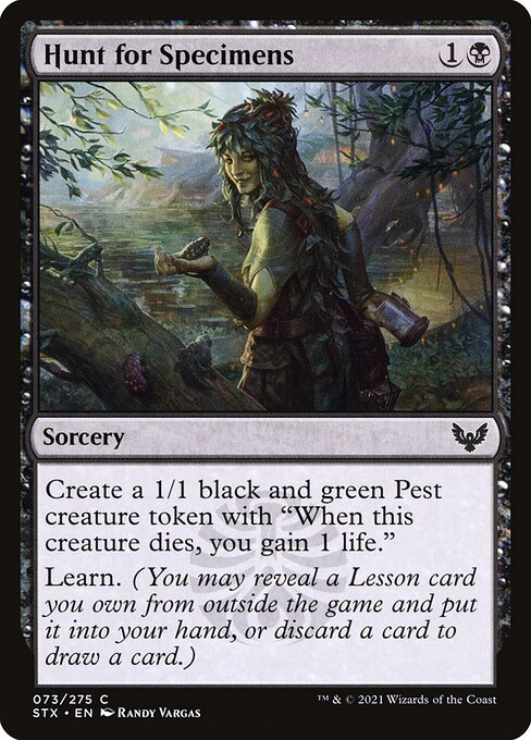 Hunt for Specimens (Strixhaven: School of Mages)