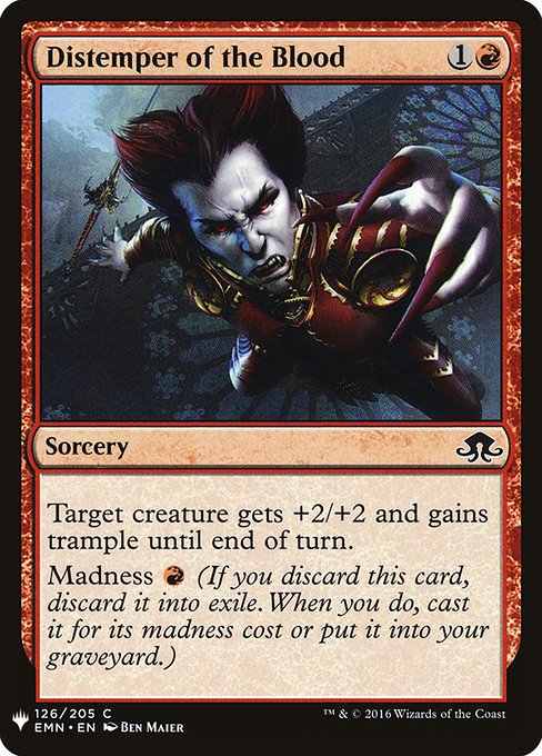 Distemper of the Blood (The List)