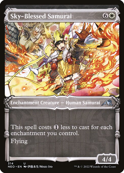 Sky-Blessed Samurai (Kamigawa: Neon Dynasty)