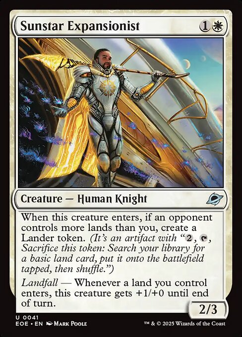 Sunstar Expansionist (Edge of Eternities)