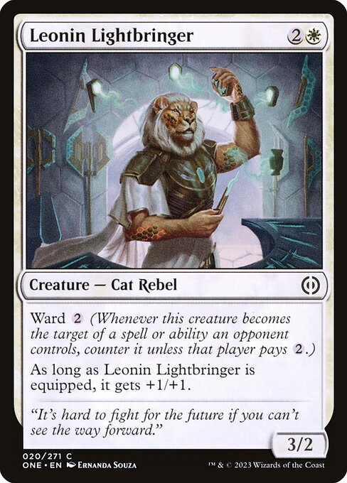 Leonin Lightbringer (Phyrexia: All Will Be One)