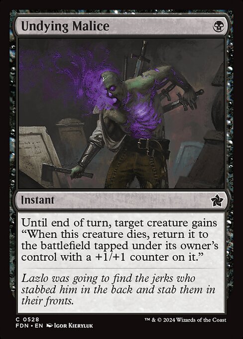 Undying Malice (Foundations)