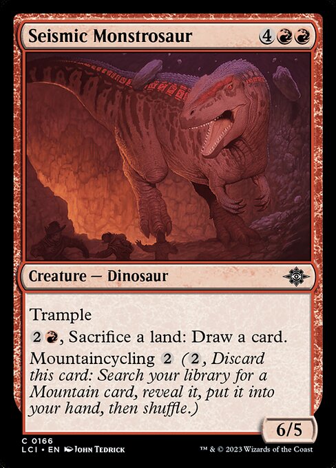 Seismic Monstrosaur (The Lost Caverns of Ixalan)