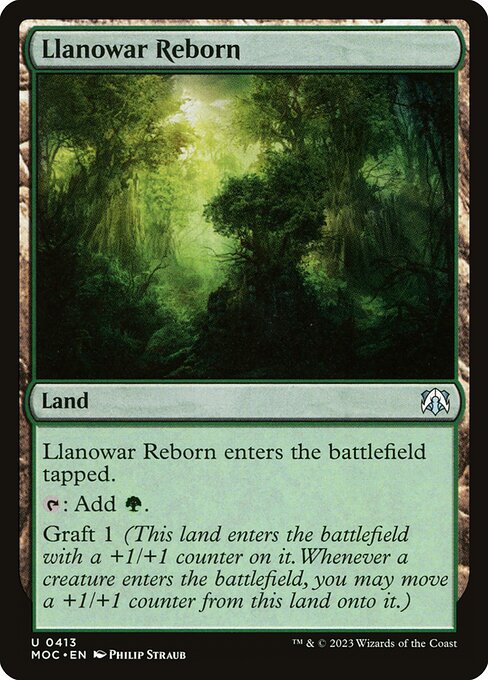 Llanowar Reborn (March of the Machine Commander)