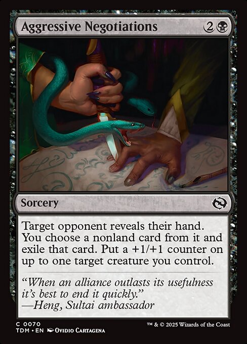 Aggressive Negotiations (Tarkir: Dragonstorm)