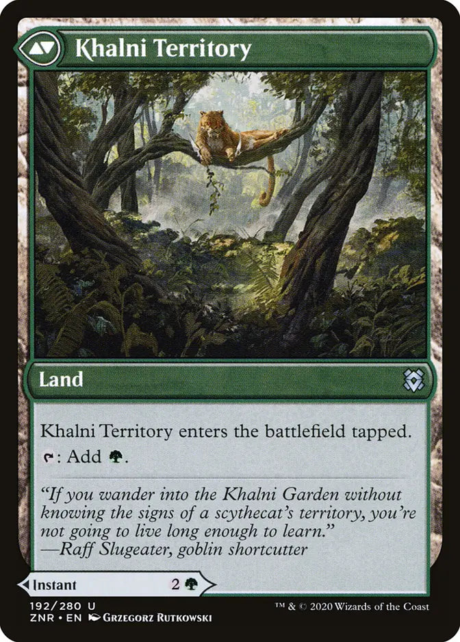 Khalni Ambush // Khalni Territory (Zendikar Rising)