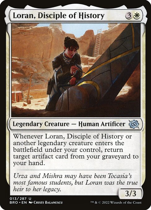 Loran, Disciple of History (The Brothers' War)