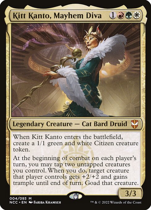 Kitt Kanto, Mayhem Diva (New Capenna Commander)