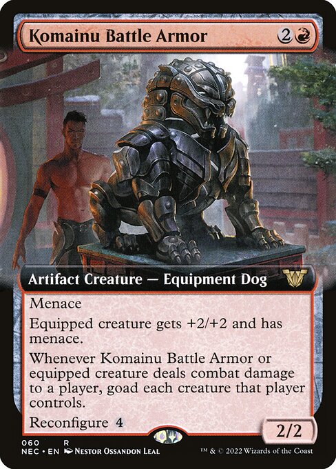 Komainu Battle Armor (Neon Dynasty Commander)