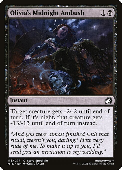 Olivia's Midnight Ambush (Innistrad: Midnight Hunt)