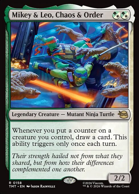 Mikey & Leo, Chaos & Order (Teenage Mutant Ninja Turtles)