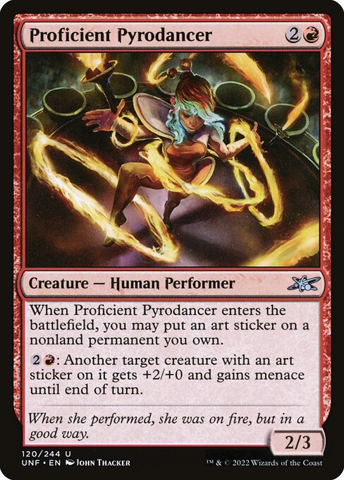 Proficient Pyrodancer (Unfinity)