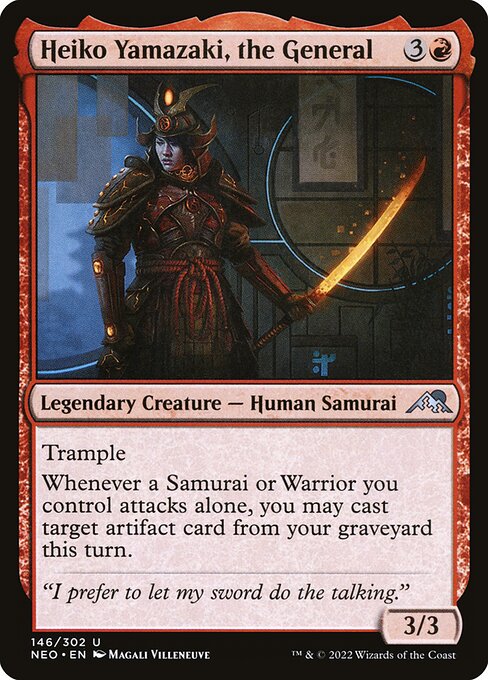 Heiko Yamazaki, the General (Kamigawa: Neon Dynasty)
