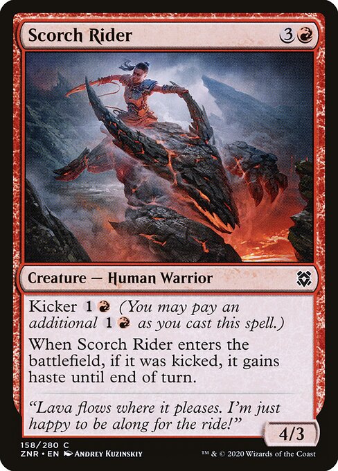 Scorch Rider (Zendikar Rising)