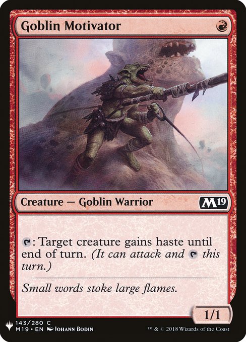 Goblin Motivator (The List)