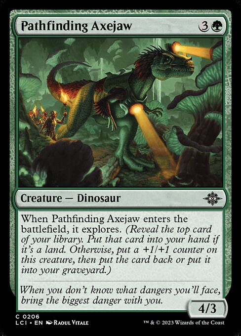 Pathfinding Axejaw (The Lost Caverns of Ixalan)