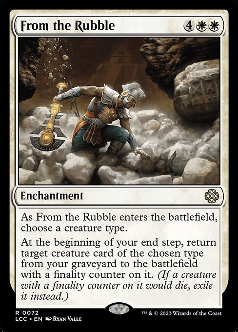 From the Rubble (The Lost Caverns of Ixalan Commander)