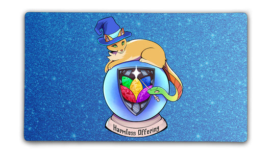 Harmless Mana Series Playmat - Blue Harmless Wizard