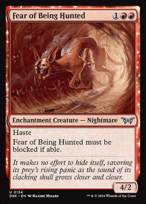 Fear of Being Hunted (Duskmourn: House of Horror)
