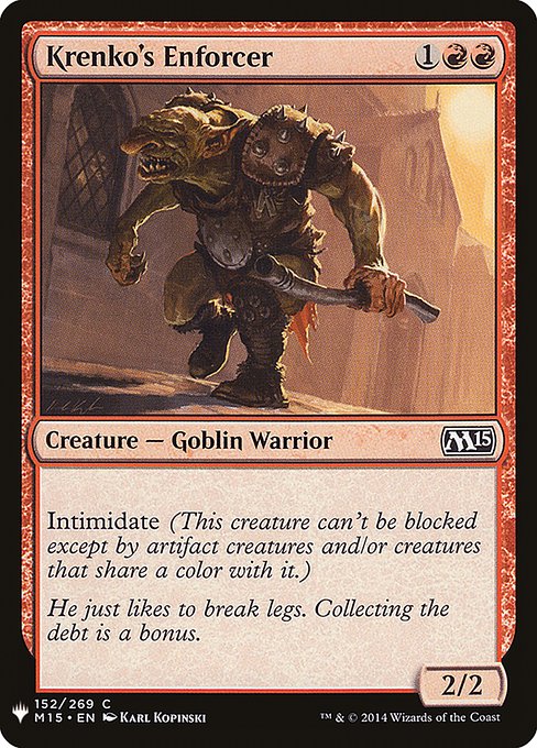 Krenko's Enforcer (The List)