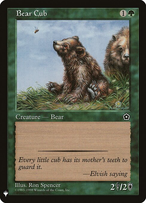 Bear Cub (The List)