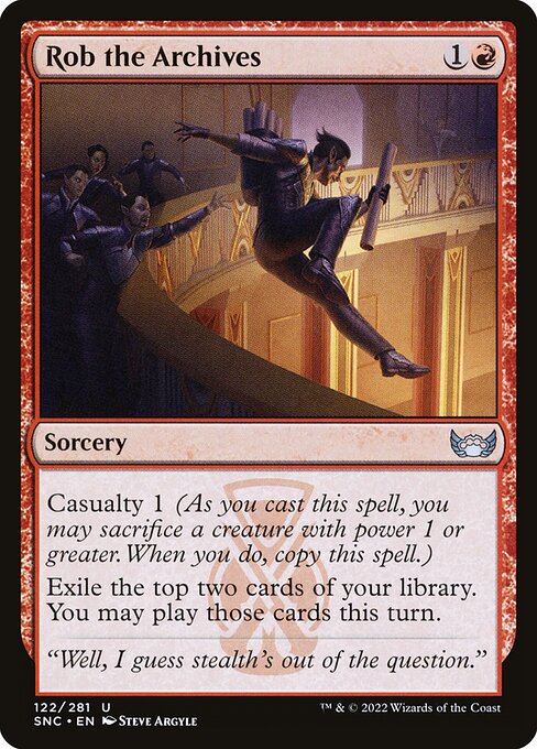 Rob the Archives (Streets of New Capenna)