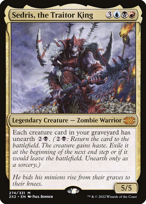 Sedris, the Traitor King (Double Masters 2022)