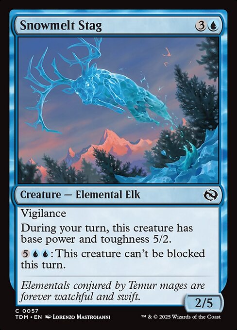 Snowmelt Stag (Tarkir: Dragonstorm)