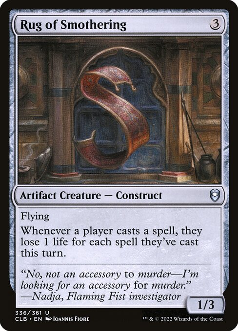 Rug of Smothering (Commander Legends: Battle for Baldur's Gate)