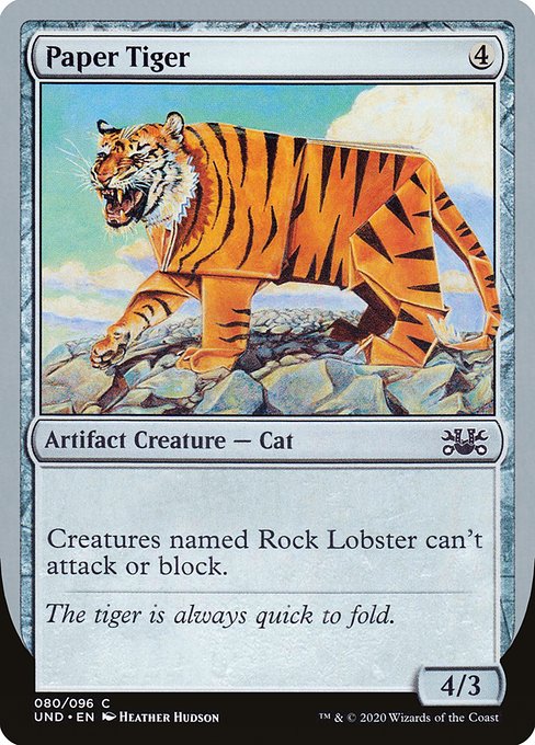 Paper Tiger (Unsanctioned)