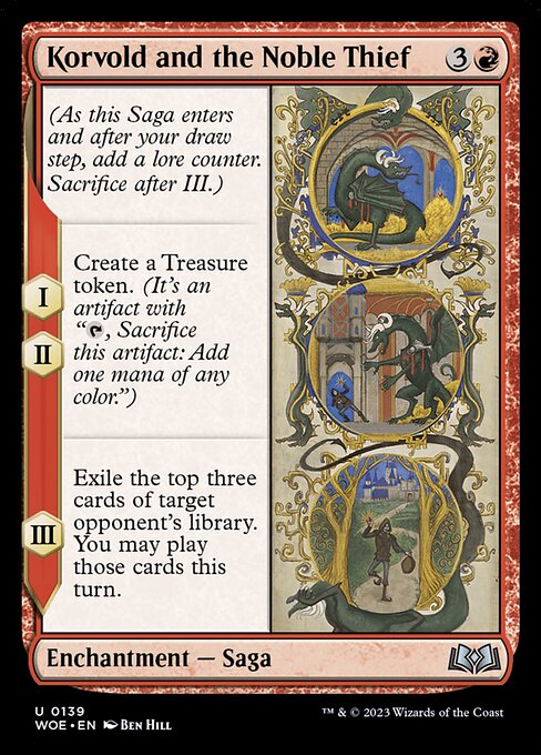 Korvold and the Noble Thief (Wilds of Eldraine)