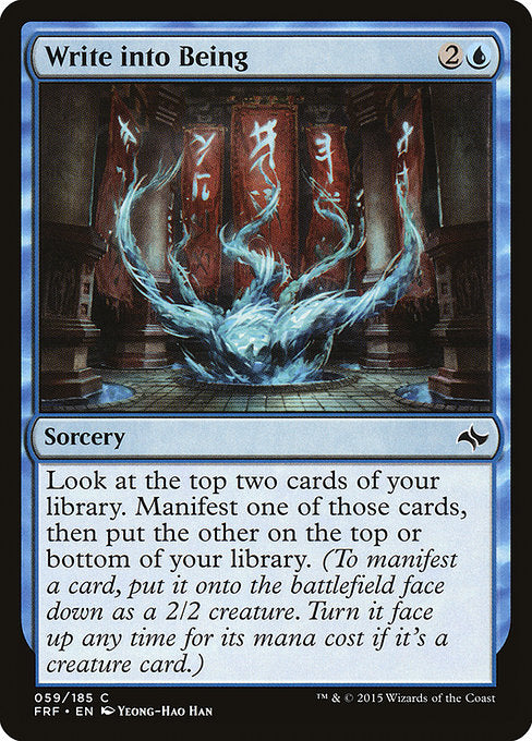 Write into Being (Fate Reforged)
