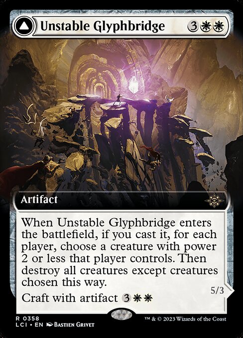 Unstable Glyphbridge // Sandswirl Wanderglyph (The Lost Caverns of Ixalan)