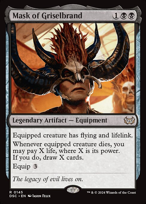 Mask of Griselbrand (Duskmourn: House of Horror Commander)