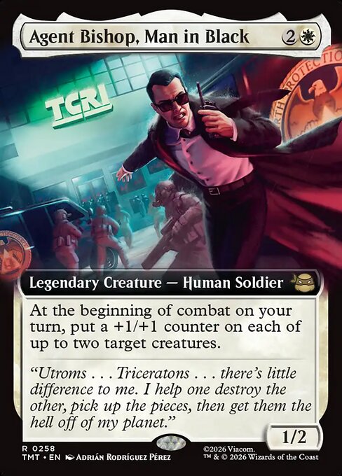 Agent Bishop, Man in Black (Teenage Mutant Ninja Turtles)