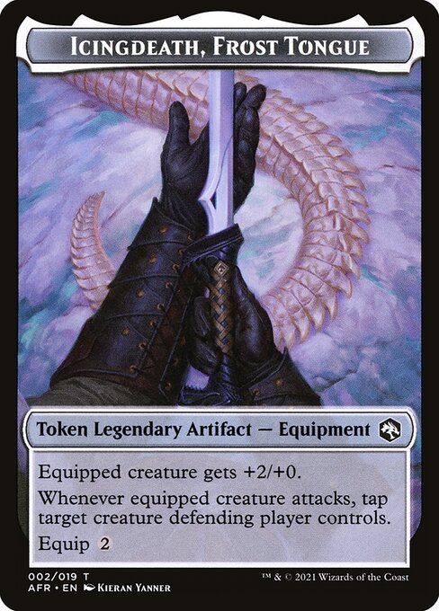 Icingdeath, Frost Tongue (Adventures in the Forgotten Realms Tokens)